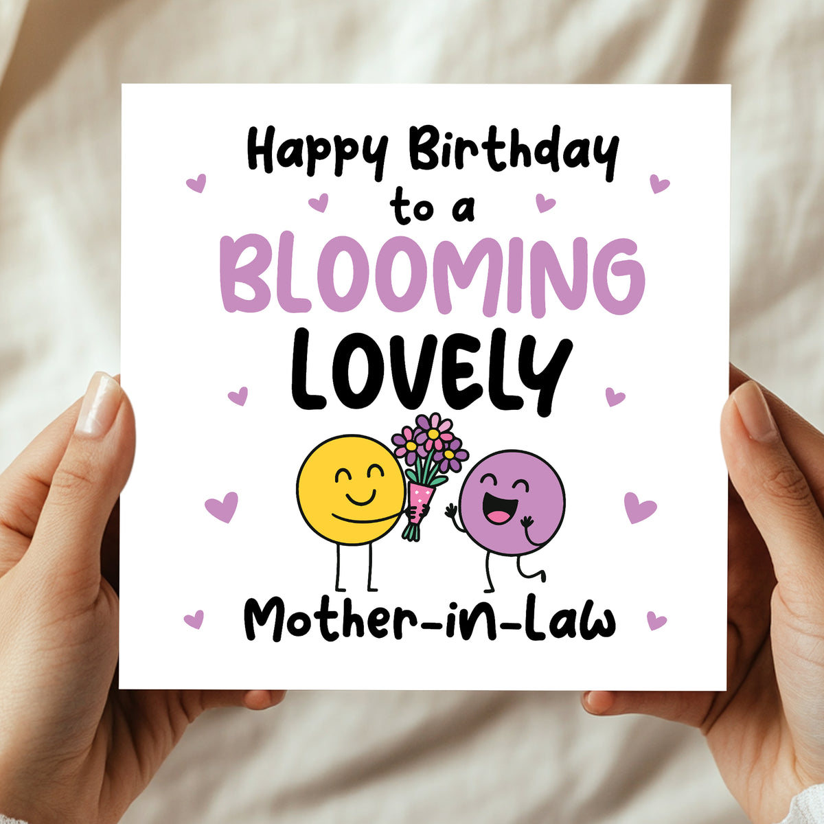 Happy Birthday Card For Mother In Law Blooming Lovely Mother