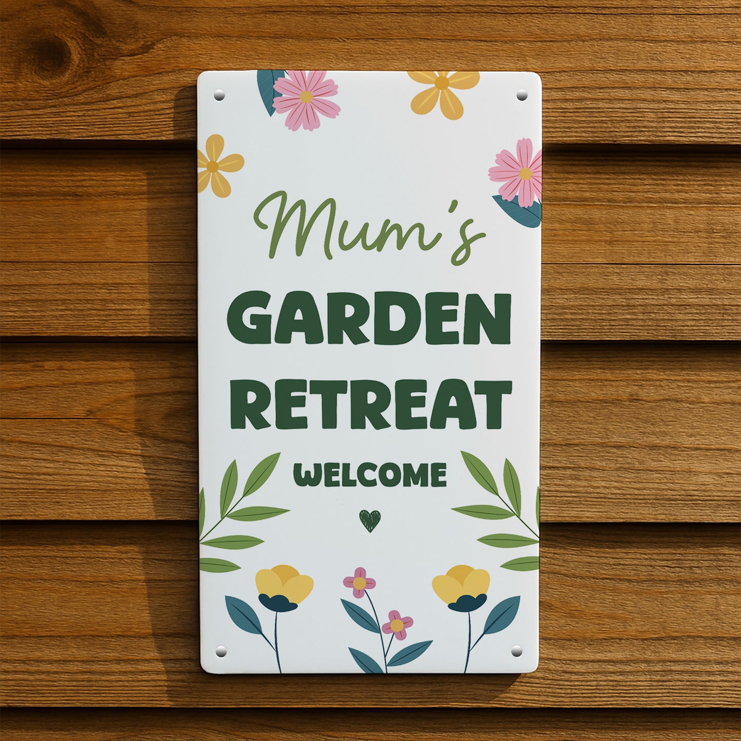 Personalised Garden Sign For Outside Garden Retreat Welcome Sign