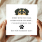 Funny Fathers Day Card From Dog Hap-paw Fathers Day Card Joke