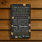 Garden Memorial Plaque For Summer House Garden Shed Sign