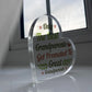 Nanny and Grandad Gift Acrylic Plaque Great Grandparent Gifts
