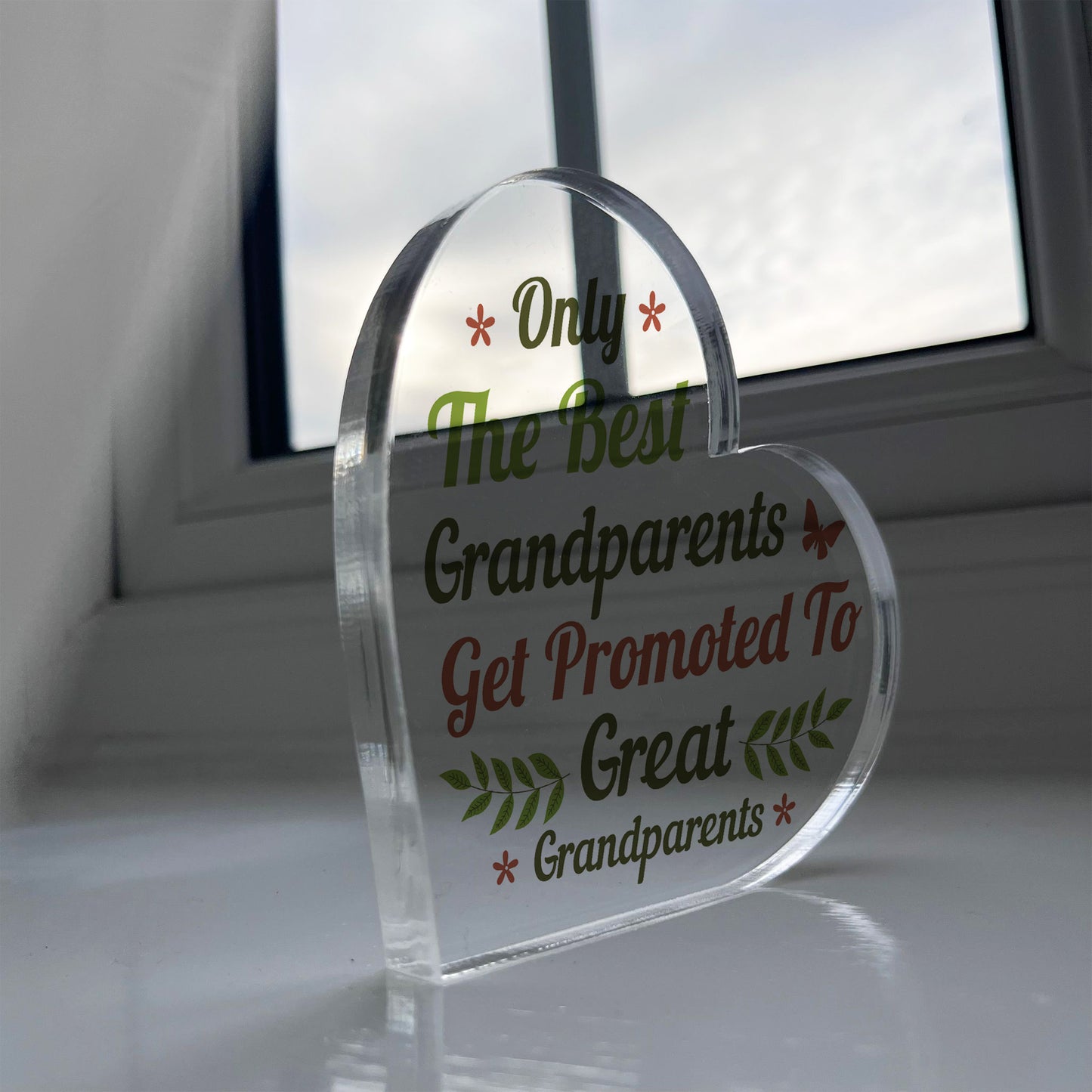 Nanny and Grandad Gift Acrylic Plaque Great Grandparent Gifts