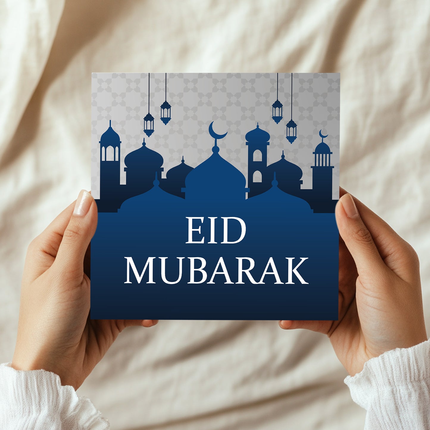 Eid Mubarak Card Eid Greeting Cards Ramadan Eid Mubarak Card