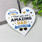 Gift For Dad For Fathers Day Birthday Amazing Dad Plaque Gift