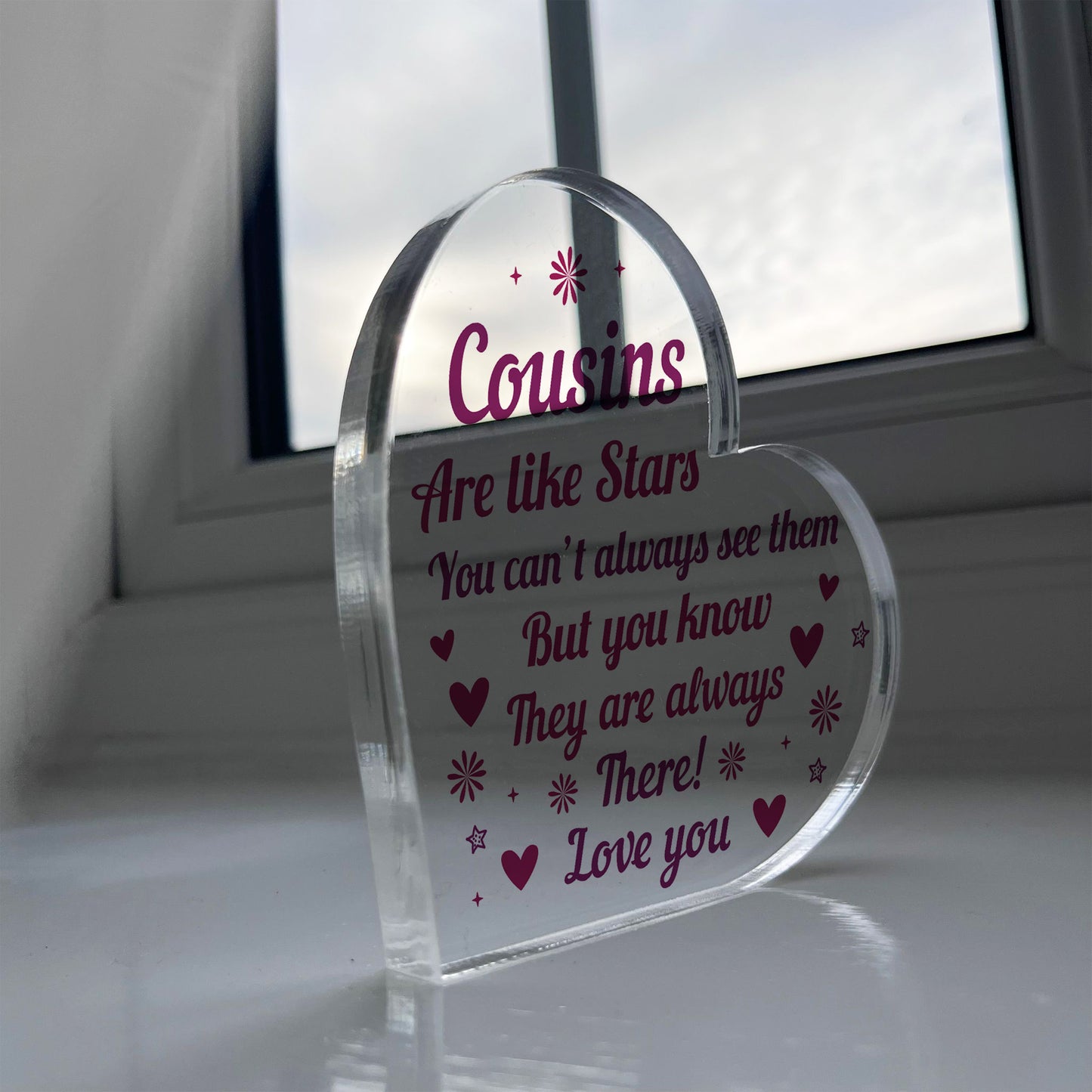 Cousin Plaque Cousins Are Like Stars Thank You Gift For Her