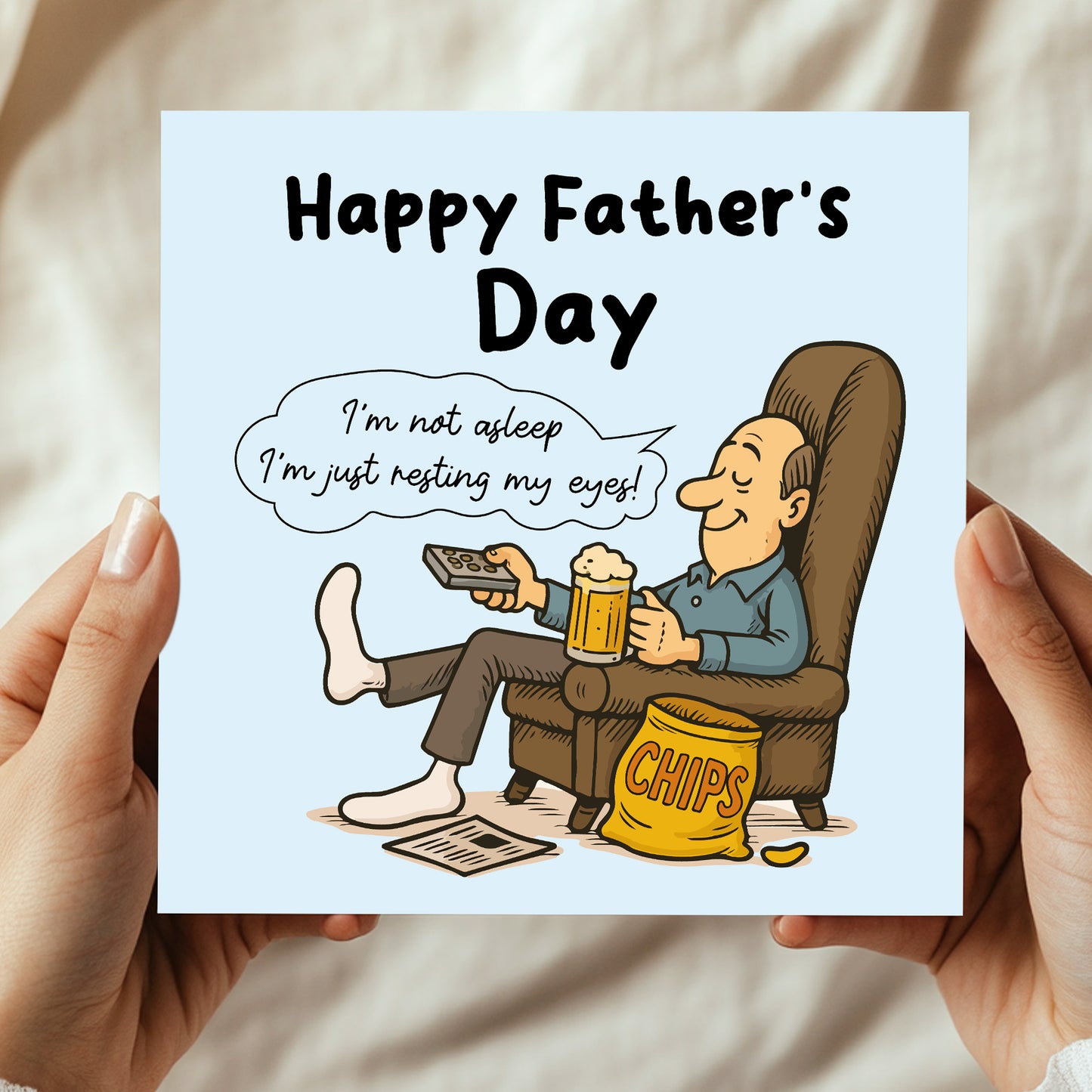 Cards For Dad For Fathers Day Funny Joke Dad Card With Envelope