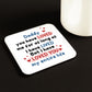 Cute Dad Gift Dad Coaster Loved You My Entire Life Dad Gifts