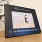 Husband Anniversary Gifts 7x5 Black Wooden Frame Gifts For Him