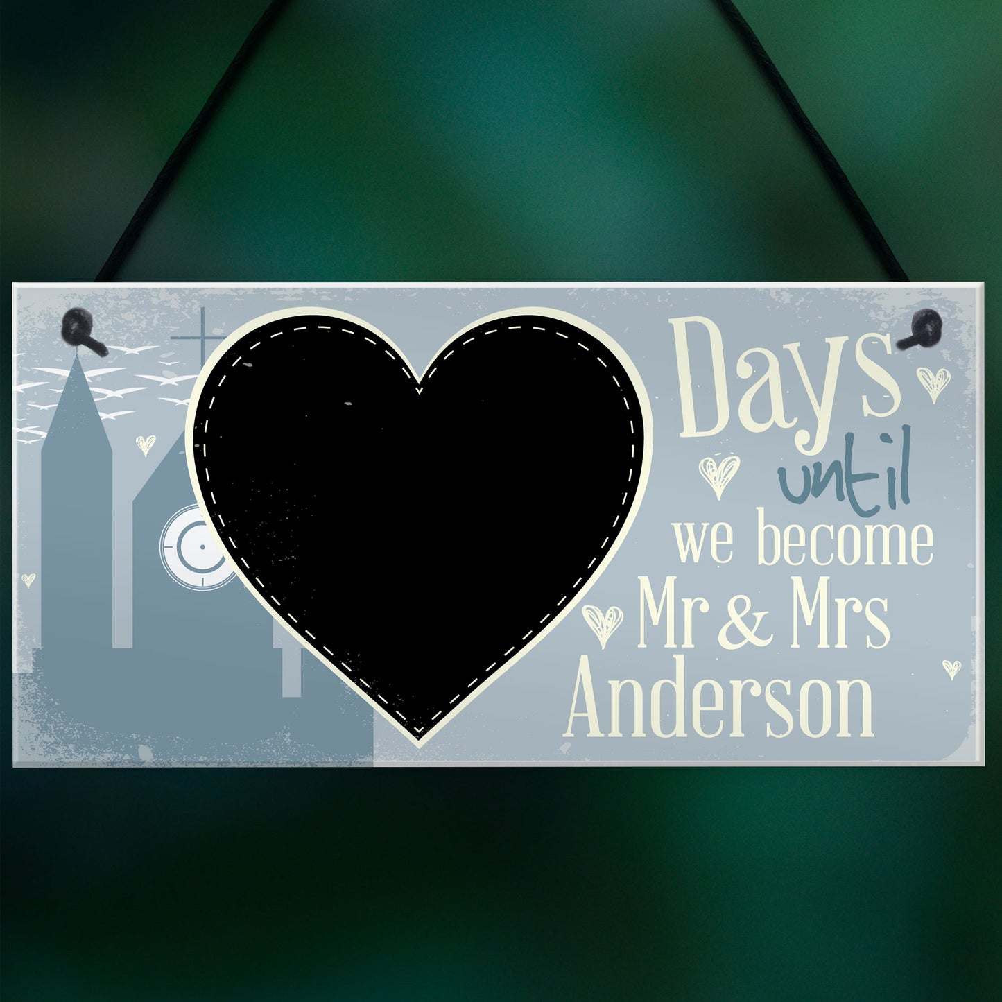 Wedding Countdown Days Until We Say I Do Engagement Gifts