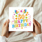 50th Birthday Card For Mum Sister Auntie Nan Friend Milestone