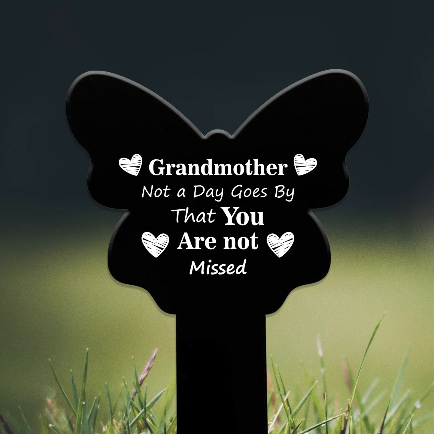 Grandmother Memorial Plaques For Grave Acrylic Grave Marker