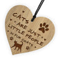 Funny Cat Gift For Cat Lovers Hanging Wood Heart Home Decor