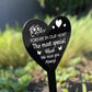 Uncle Memorial Graveside Stake, Memorial Plaques For Uncle