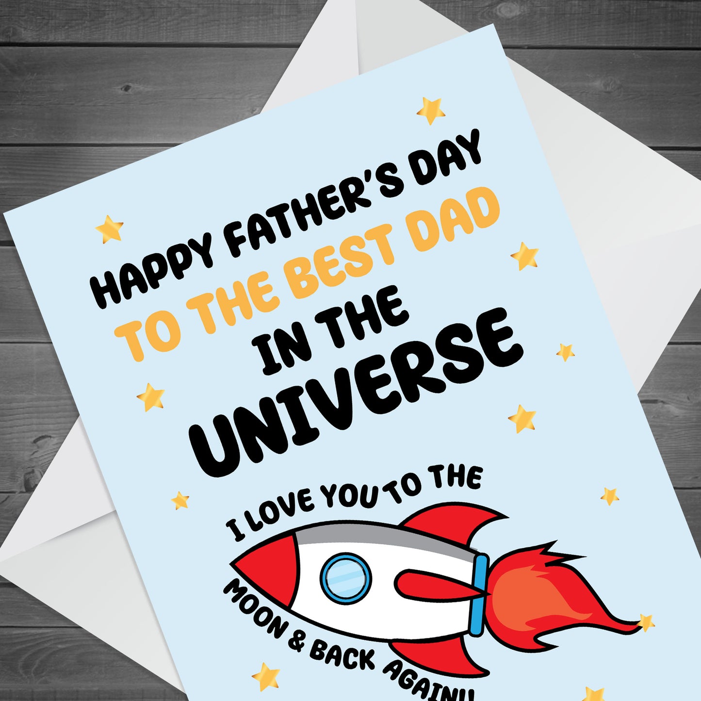 Fathers Day Card From Daughter Son Fathers Day Card Envelope
