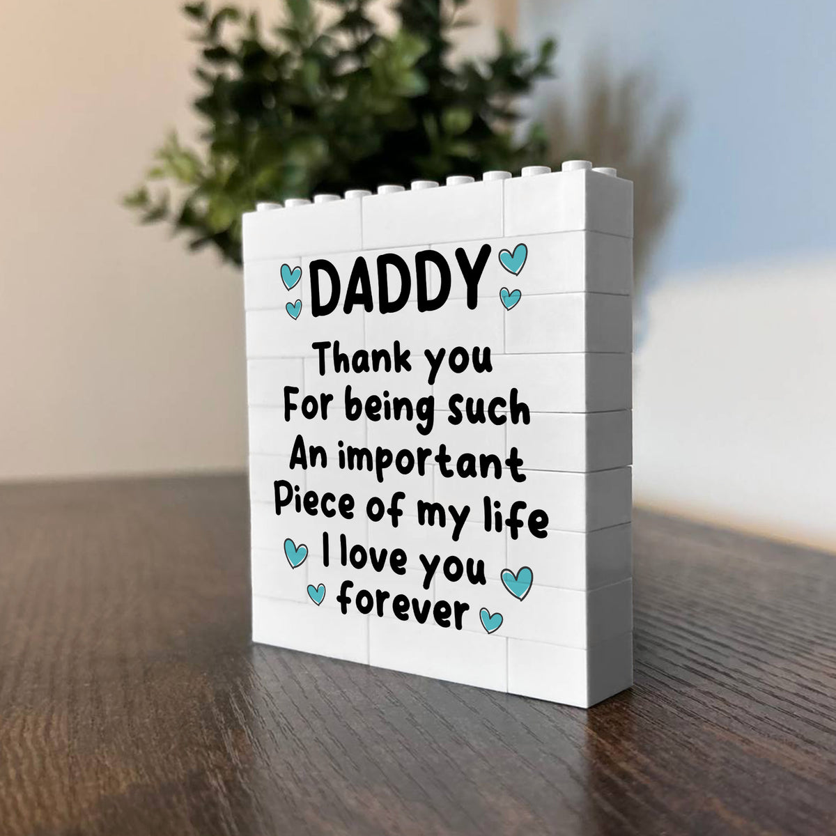 Daddy Gift Building Block Puzzle Gift Thank You Gifts For Him