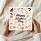 Happy Mothers Day Card Mum Card From Daughter Son Greetings Card