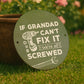 Funny Gift For Grandad For Birthday Fathers Day Cant Fix It