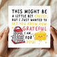Grateful For You Card Thank You Card For Teacher Volunteer