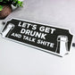 FUNNY Home Bar Sign For Garage Man Cave Shed Sign 30x10cm
