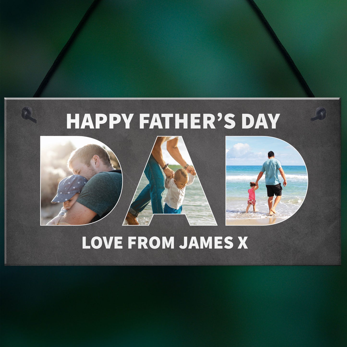 PERSONALISED DAD PLAQUE DAD GIFTS For Fathers Day Gift For Dad