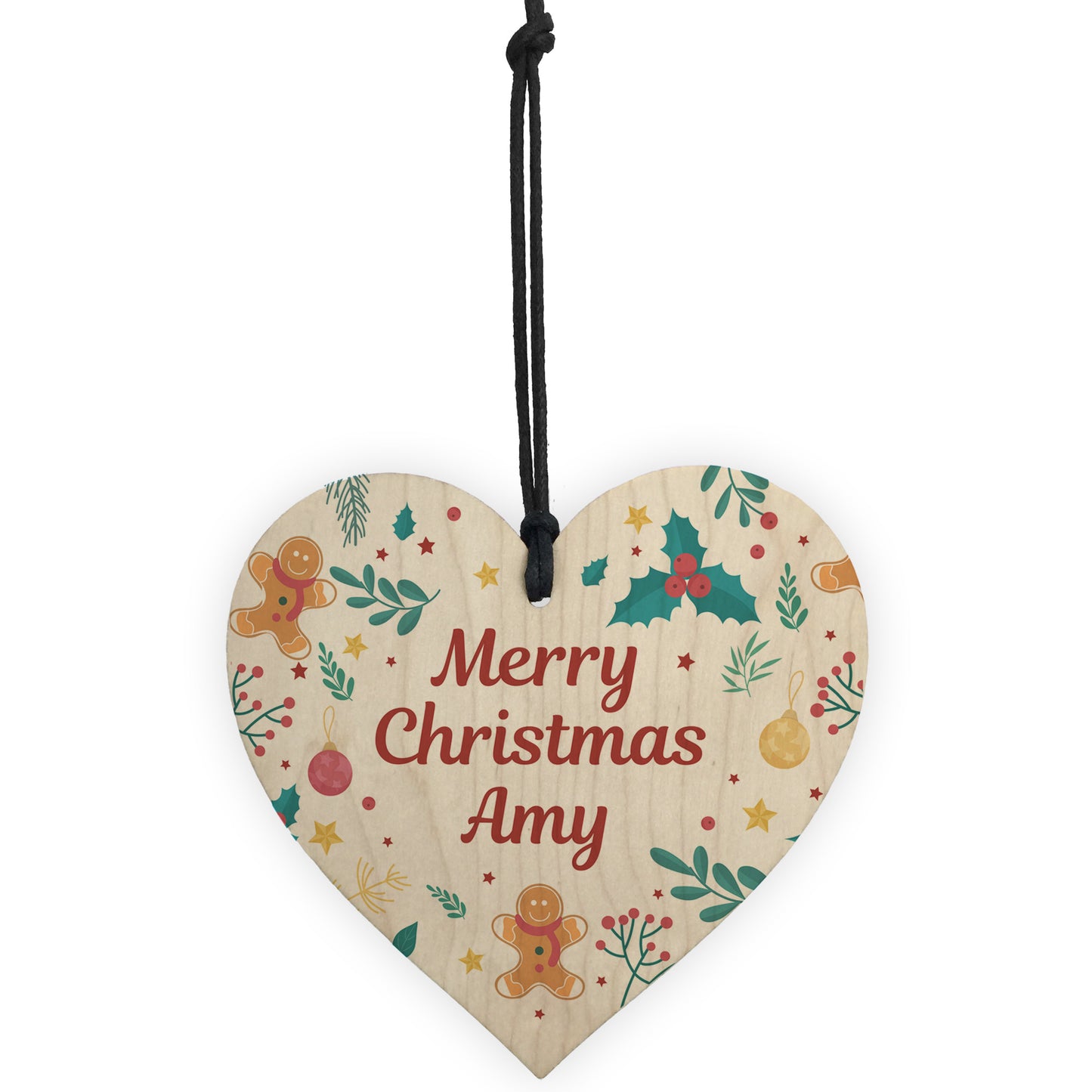 Personalised Merry Christmas Bauble Gift For Family or Friends