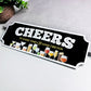 Cheers Plaque Bar Accessories for Home Pub Outside Decoration