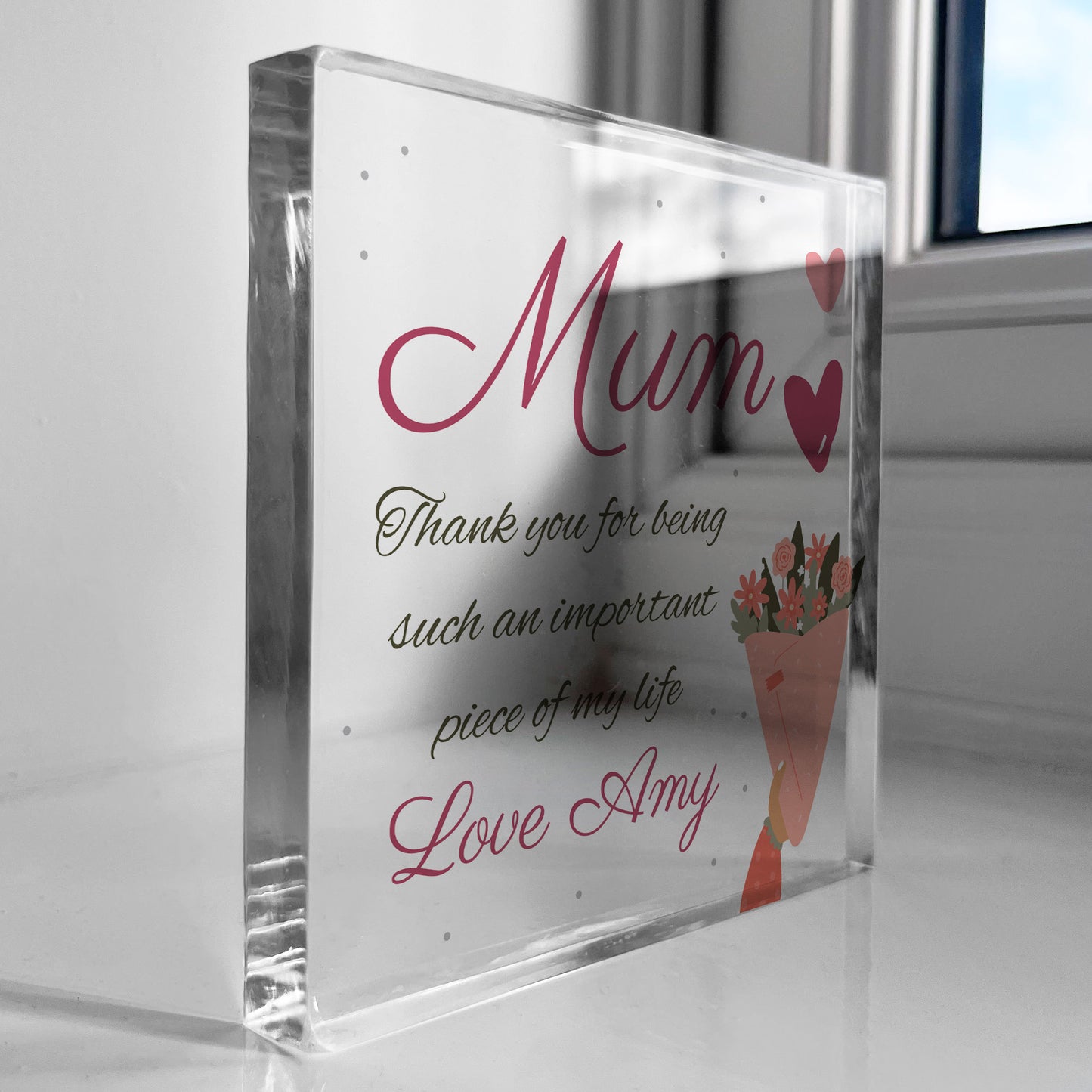 Thank You Gift For Mum on Mothers Day Birthday Personalised