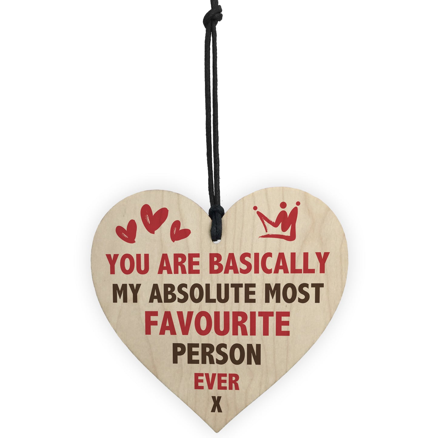 MOST FAVOURITE PERSON EVER Funny Gift For Boyfriend Girlfriend