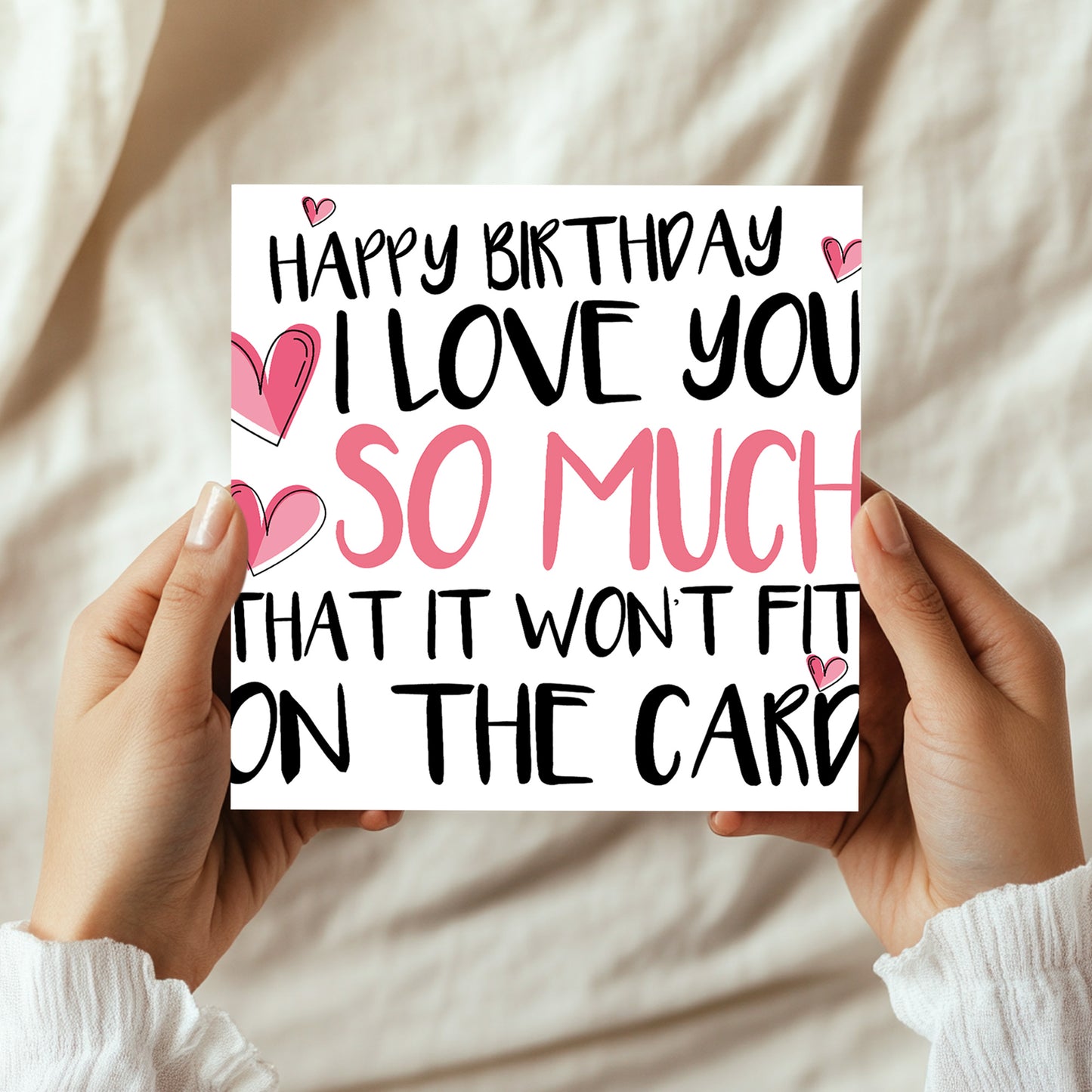 Happy Birthday Card For Her Mum Nan Friend Auntie With Envelope