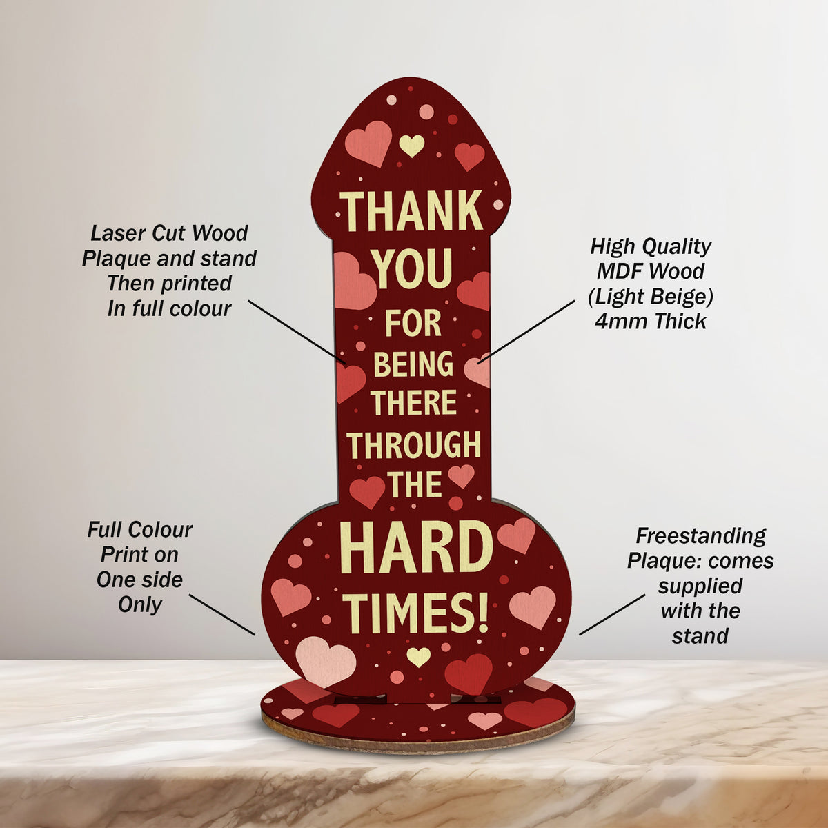 Thank You Funny Gift For Friends Her Joke Gift For Couples