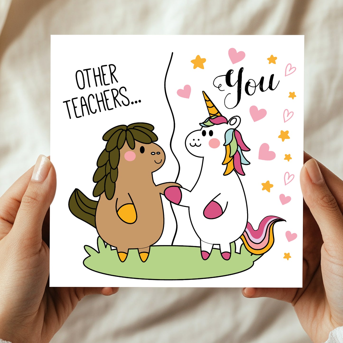 Funny Teacher Thank You Cards End of Term Leaving Card