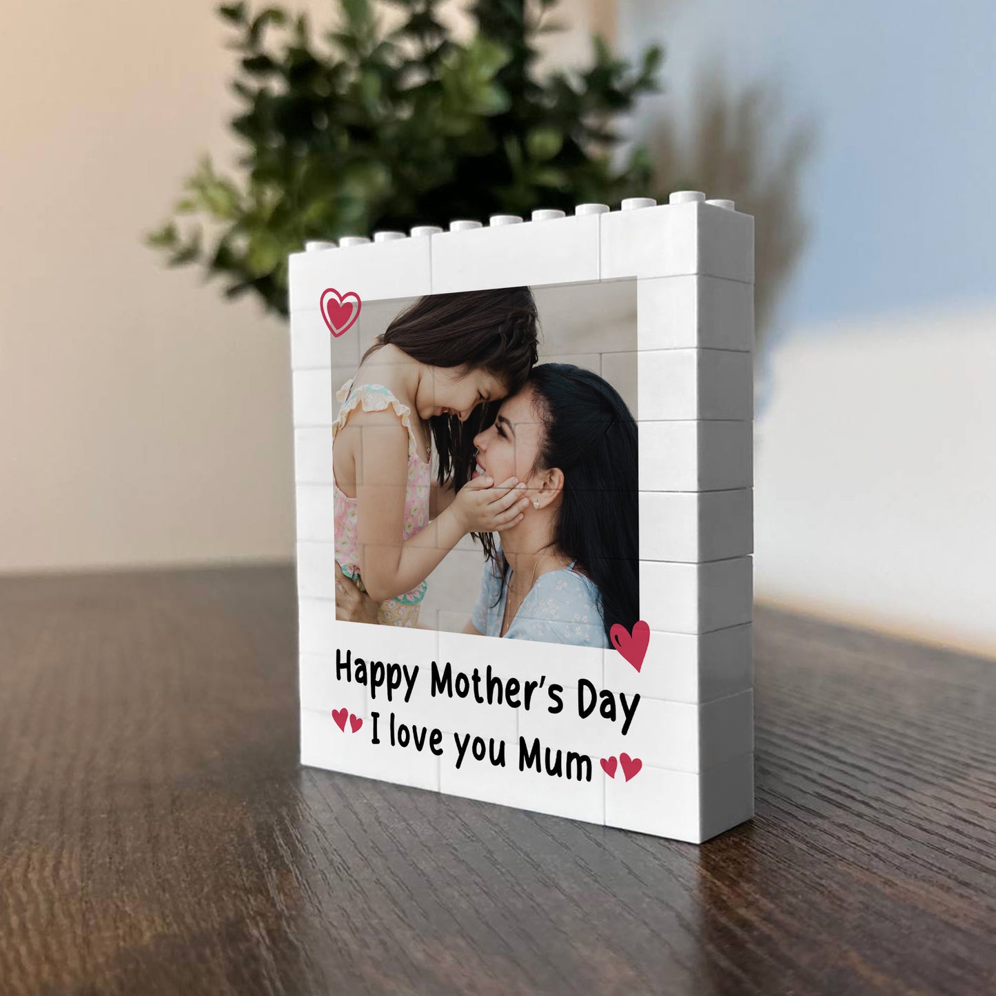 Happy Mothers Day Personalised Gift For Mum Building Block Gift