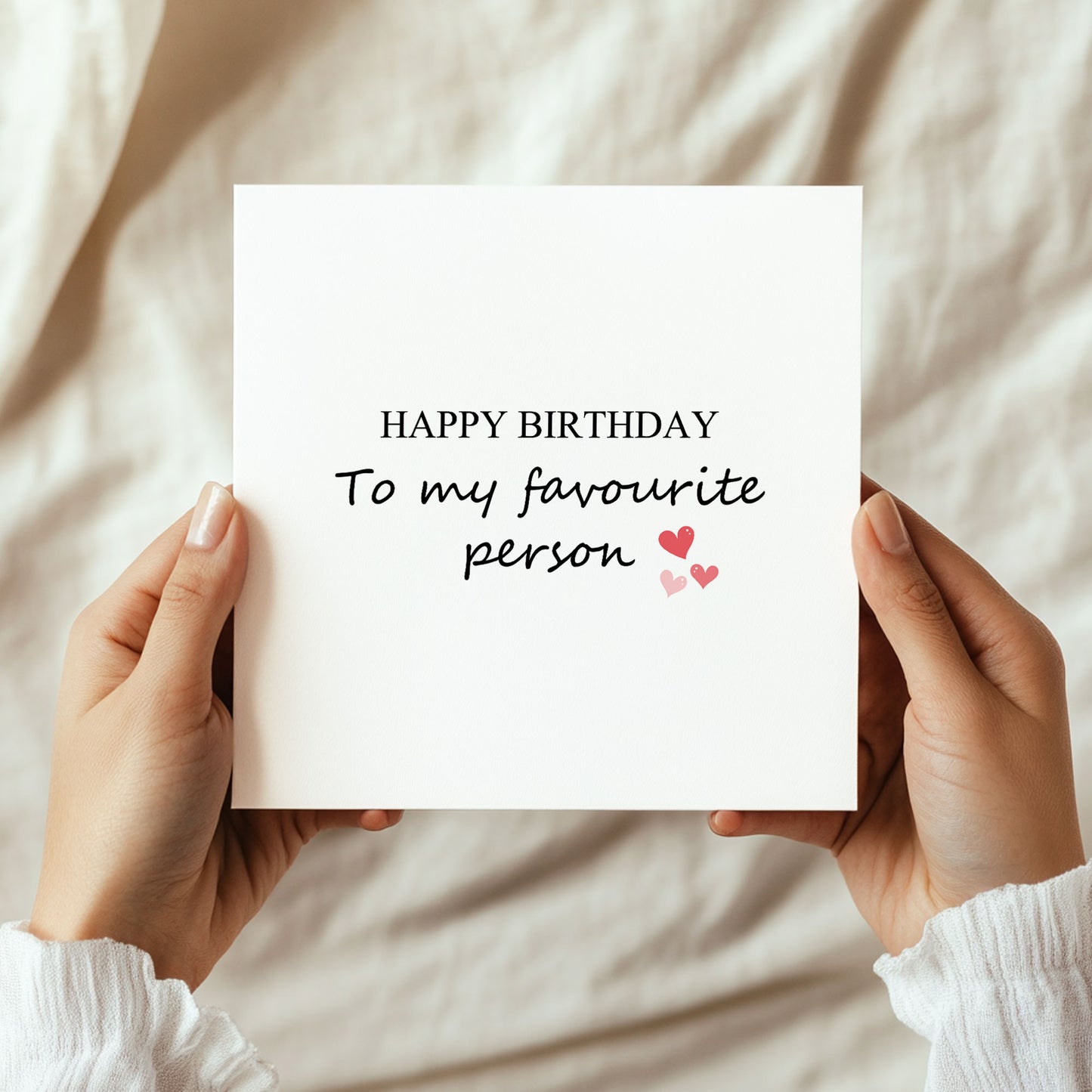 Happy Birthday Card For Favourite Person Boyfriend Card Cute