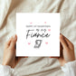 1st Valentines As My Fiance Card Fiance Valentines Card