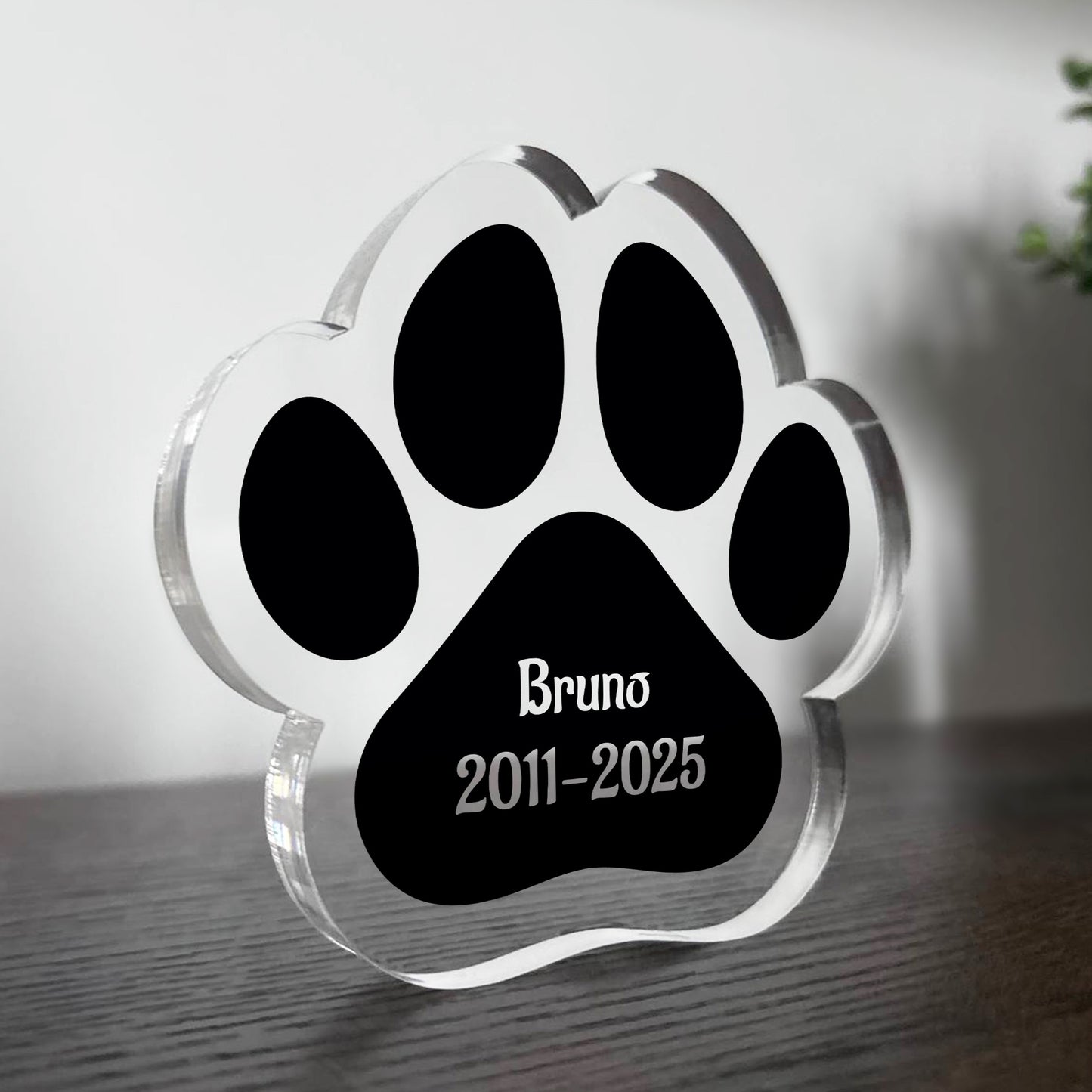 Dog Memorial Plaque Personalised Any Name Date Memorial Plaque