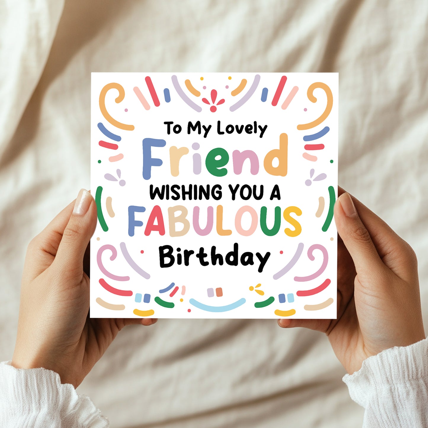 Friend Birthday Card Best Friend Birthday Card Bestie BFF