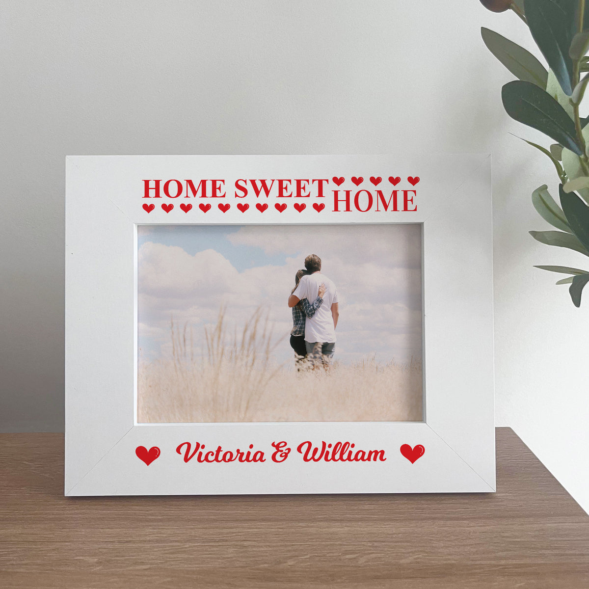 Personalised Photo Frame Gift For Couple Anniversary Birthday