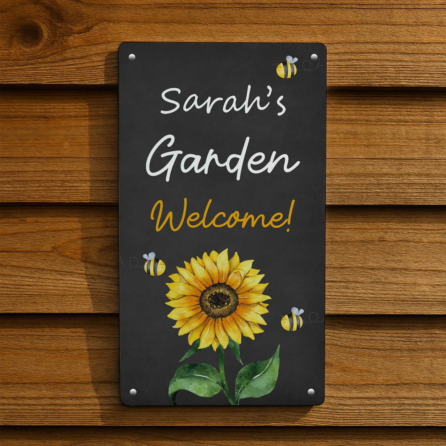 Personalised Garden Sign For Outside WELCOME Sign For Garden