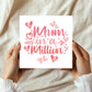 Valentines Card For Mum Valentines Card Valentine Gift For Mum