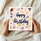 Female Happy Birthday Card 14.5x14.5cm Card For Women Girls