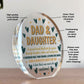 DAD AND DAUGHTER PLAQUE Gift For Dad Birthday Christmas