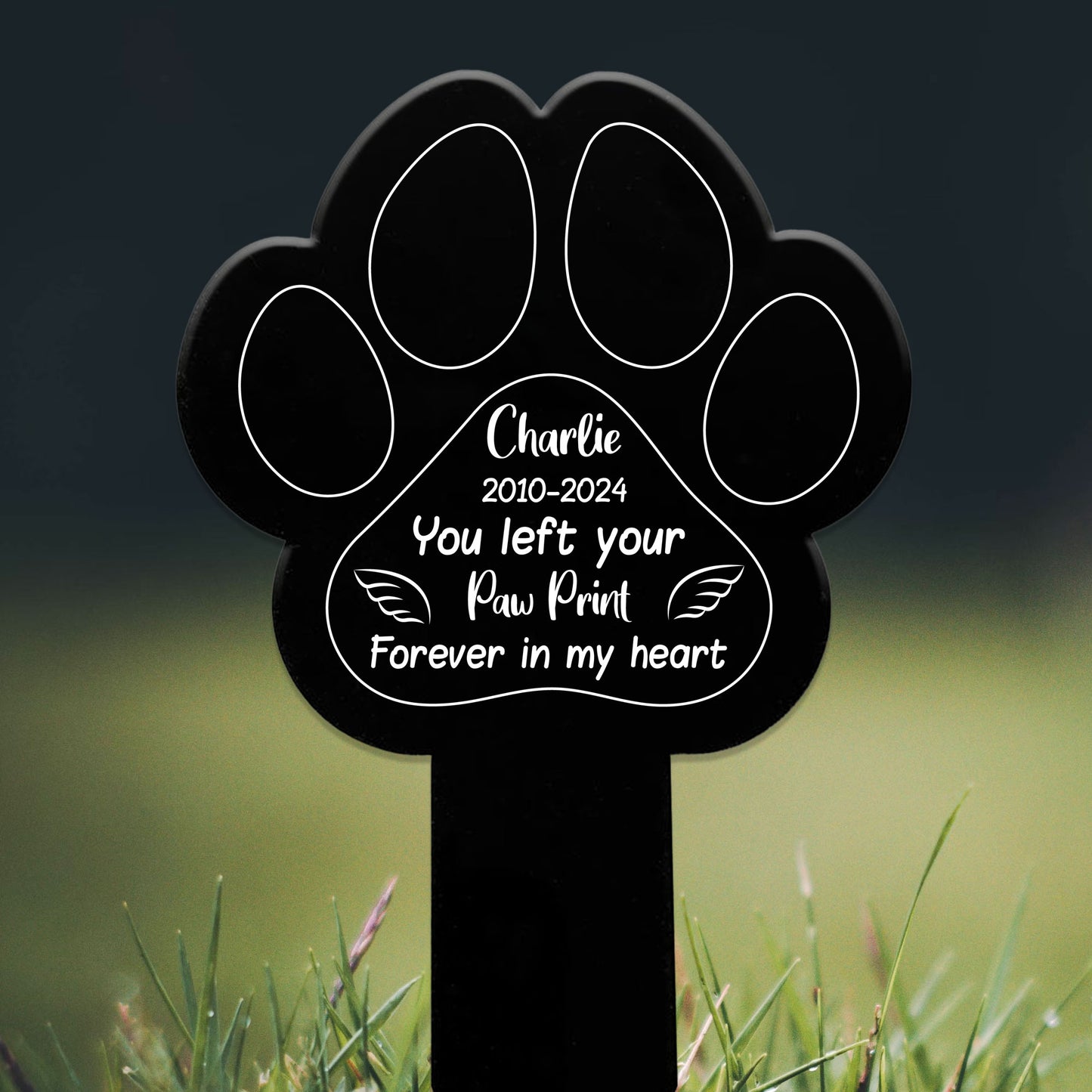 Memorial Plaque For Dog Personalised Dogs Grave Marker