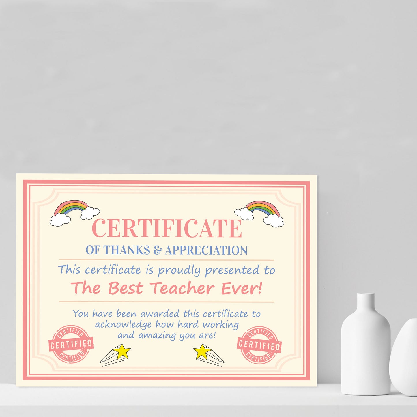 Gift For Best Teacher Leaving School Gift Leaving Nursery Gift