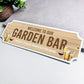 Garden Bar Sign For Home Bar Welcome Sign Man Cave Garage Funny