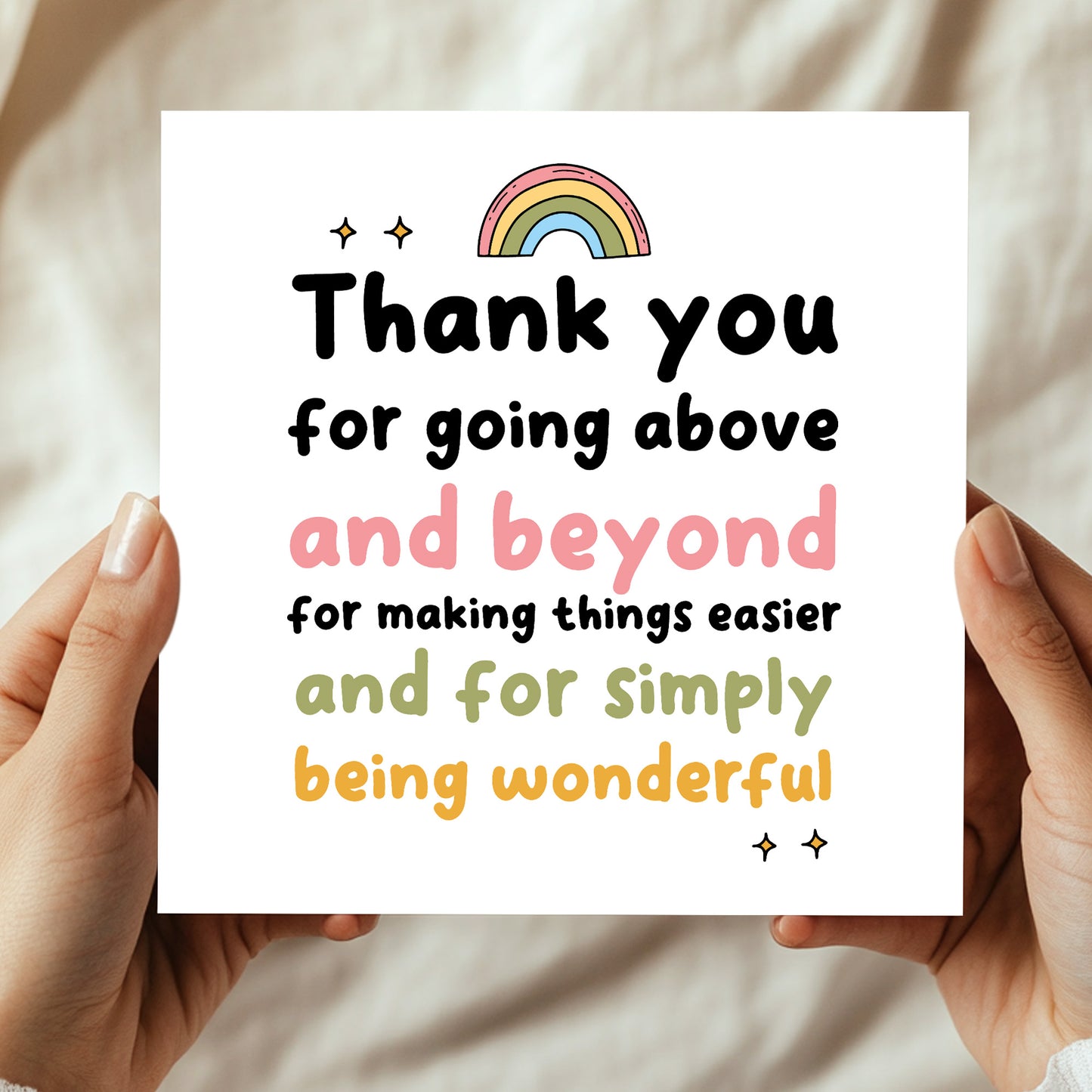 Card For Teacher Volunteer Mentor Tutor To Say Thank You