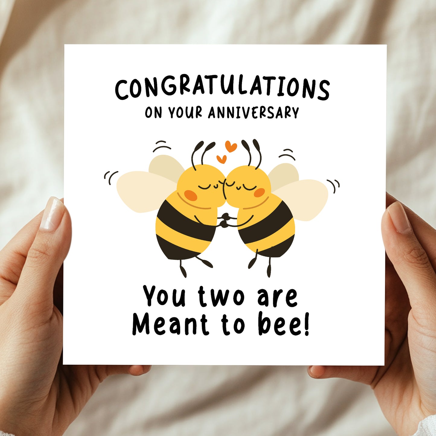 Cute Anniversary Card For Husband Wife Boyfriend Girlfriend