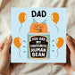 Fathers Day Card For Dad My Favourite Human Bean Card For Dad