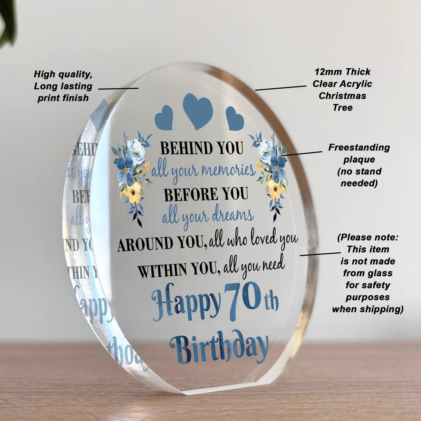Novelty 70th Birthday Gifts For Dad Grandad Uncle Brother