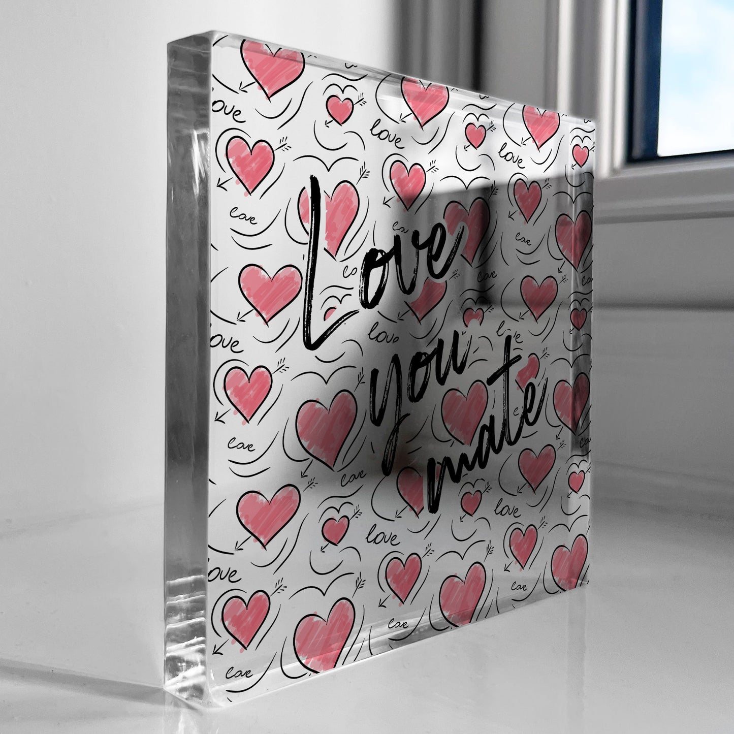 Best Friend Gift For Valentines Birthday Love You Mate Gift