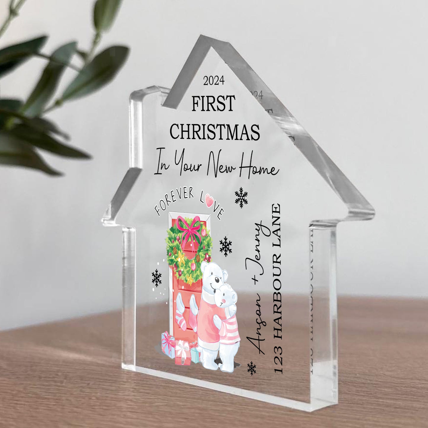 1st Christmas In Your New Home Personalised House Warming Gifts
